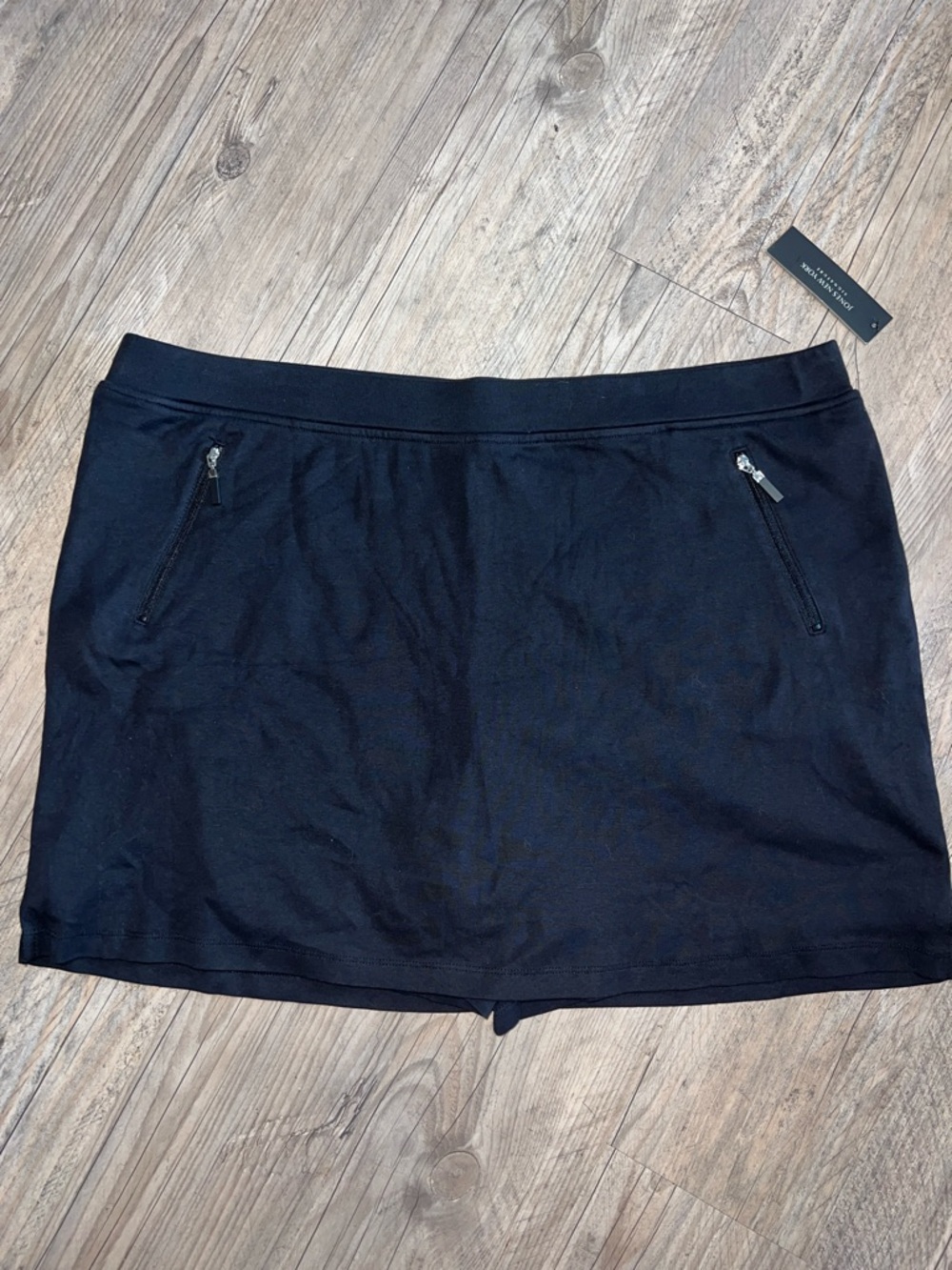 Jones New York Black Stretch Waist Skirt